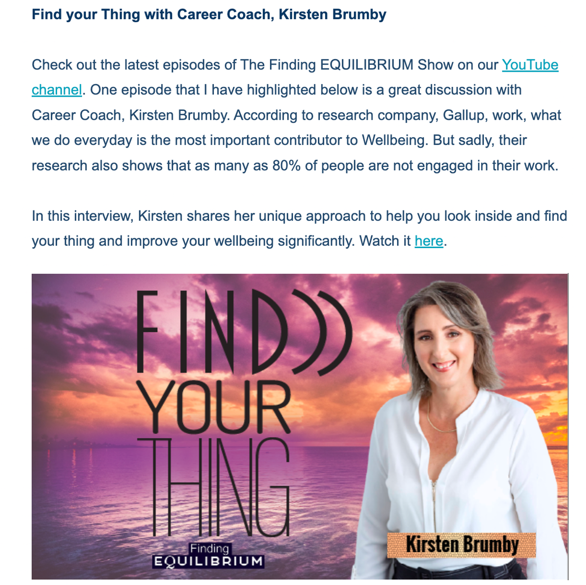 Find your thing